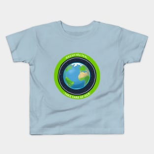 Green New Deal Earth Kids T-Shirt